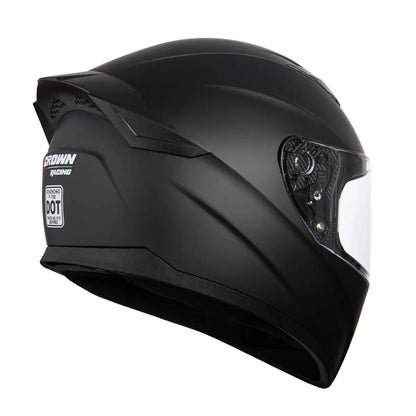 ROCK RUFI Full Face Motorcycle Helmet - Dual Lens DOT Certified All-Season Helmet | Shopulia