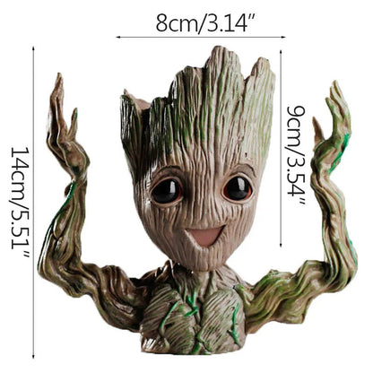 Mini Tree Man Desk Decor – Cute Resin Figurine 5cm Shopulia