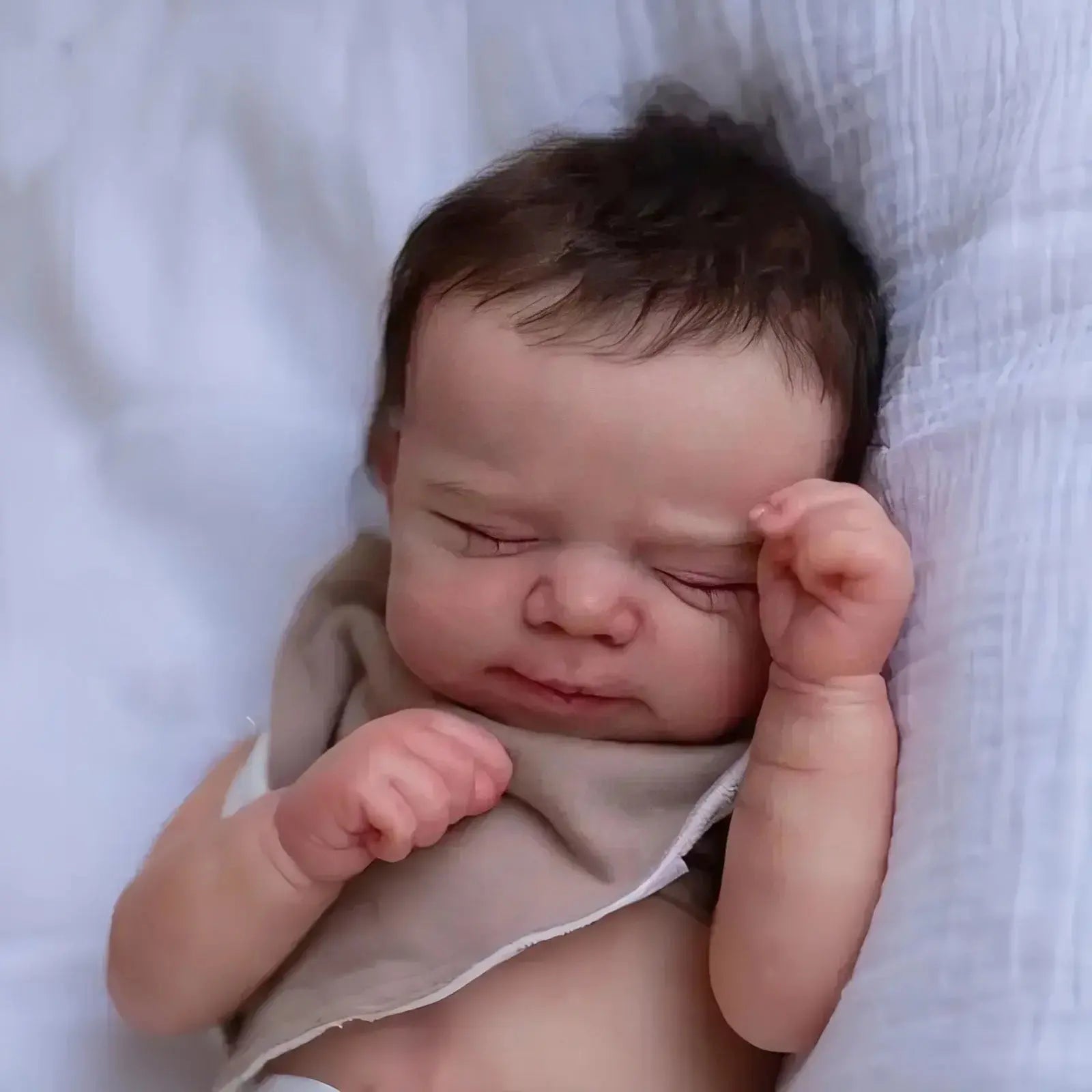 Risbecko 19 inch Already Painted Finished Reborn Baby Doll - Handmade Reborn Preemie Baby Newborn Kids Toy Gift Girl Dolls | Shopulia