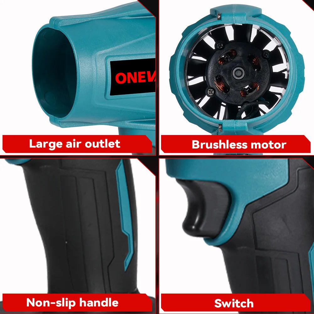 ONEVAN™ 2000W Turbo Jet Blower – Cordless Leaf, Dust & Snow Tool Shopulia