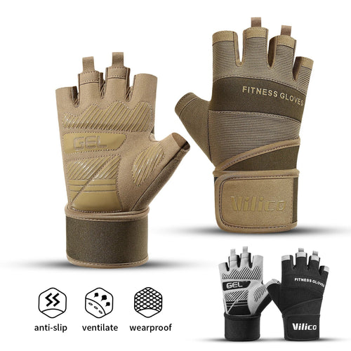 PowerLift™ Weightlifting Gloves Anti-Slip Shopulia