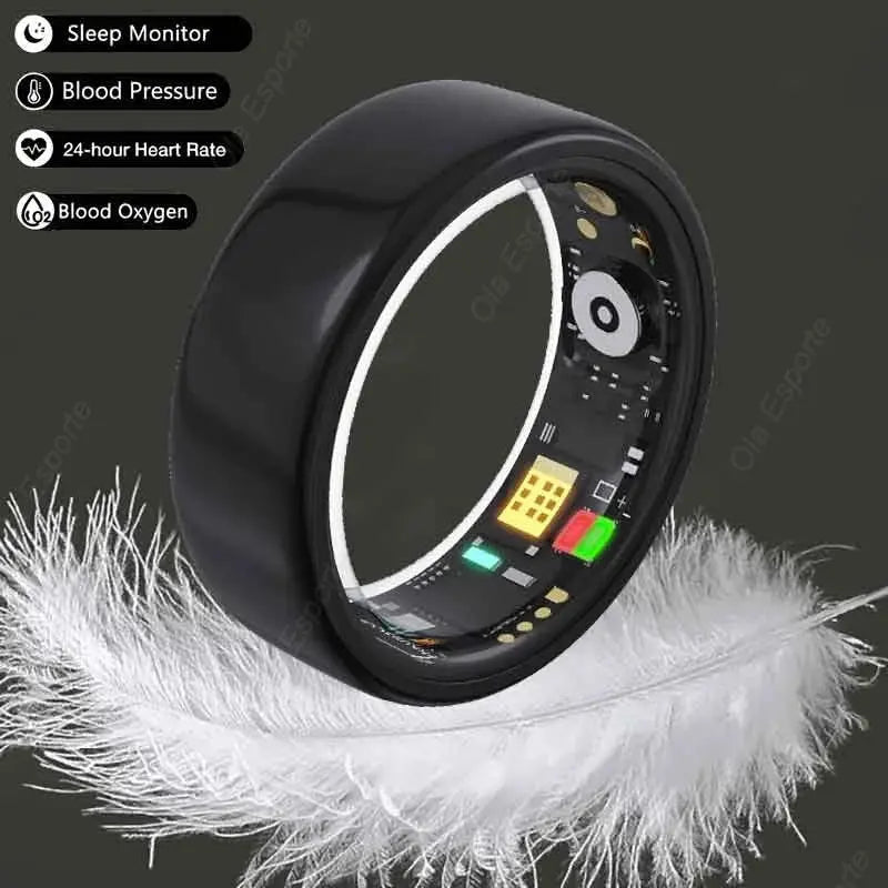 The Smart Ring for Men and Women: Heart Rate, Blood Oxygen, Sleep Tracking and More – IP68 Waterproof and; Multisport Modes - Shopulia