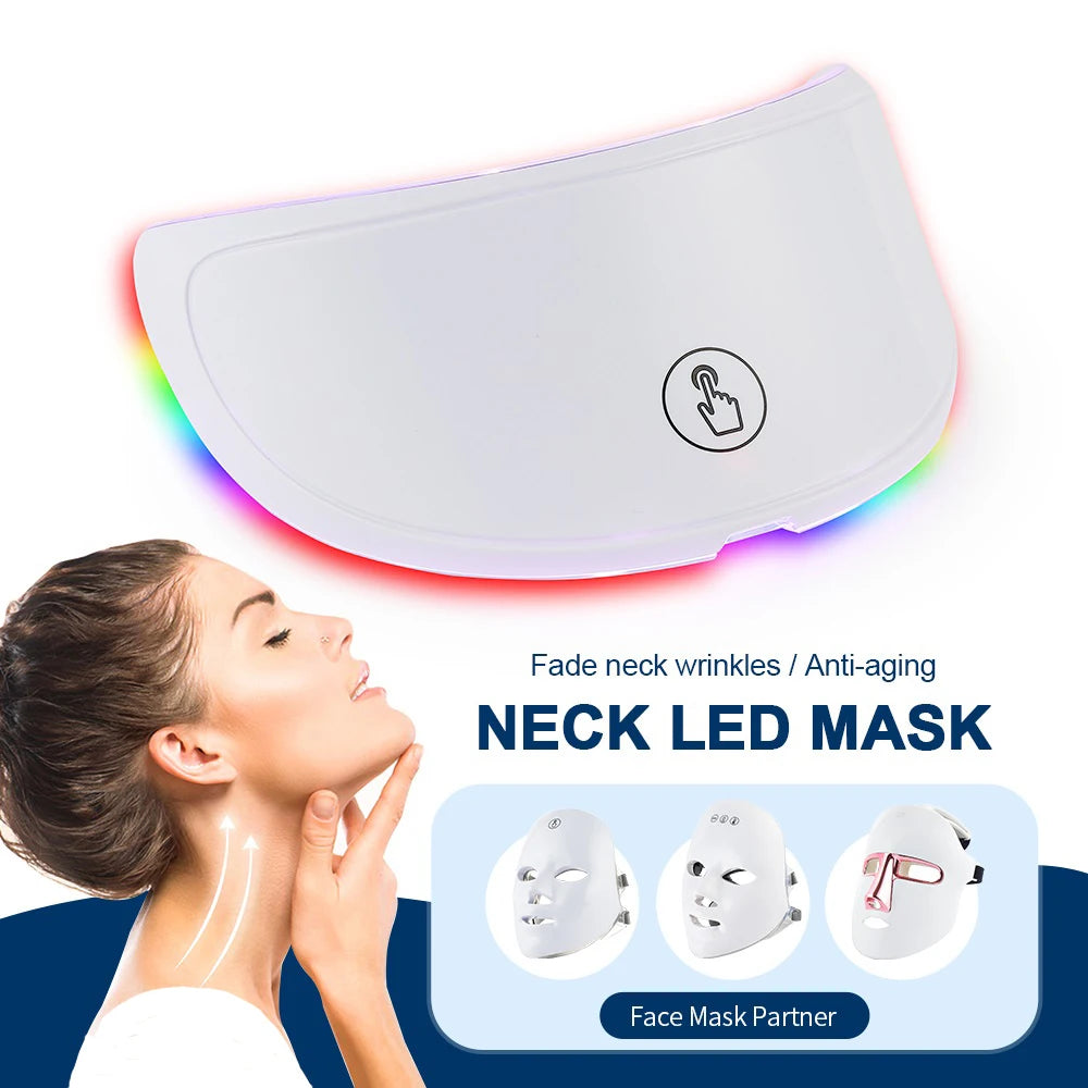 LumiLift™ LED Facial & Neck Rejuvenation Mask Shopulia