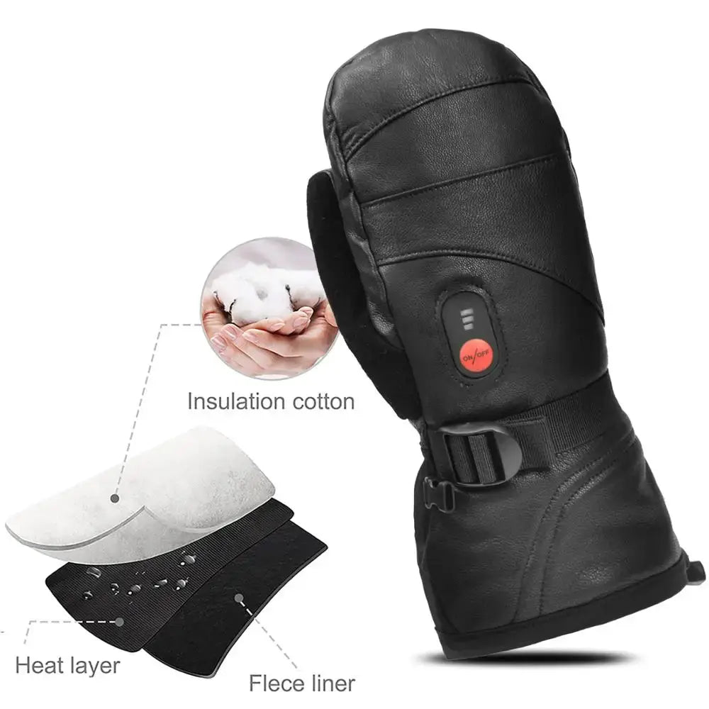 Savior Many Types Mittens Heated Gloves Touch Phone Waterproof Windproof Battery Electric Heated Skiing Gloves Men Women Thermal | Shopulia