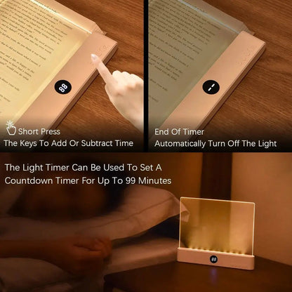 LED Reading Light Night Light Book Family Study Reading Lamp Portable Bookmark Light for Reading in Bed, Car Motivational Travel | Shopulia