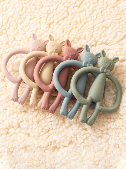ColorKids™ Silicone Rabbit Teether for Babies Shopulia