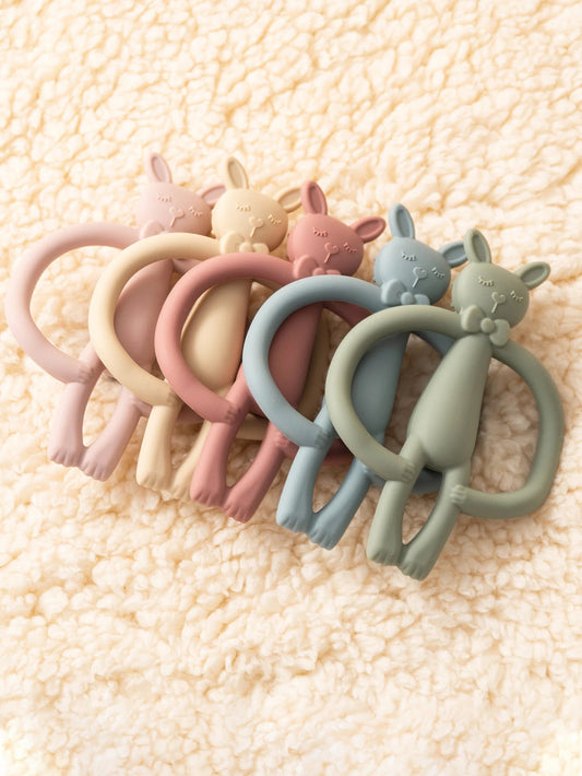 ColorKids™ Silicone Rabbit Teether for Babies Shopulia