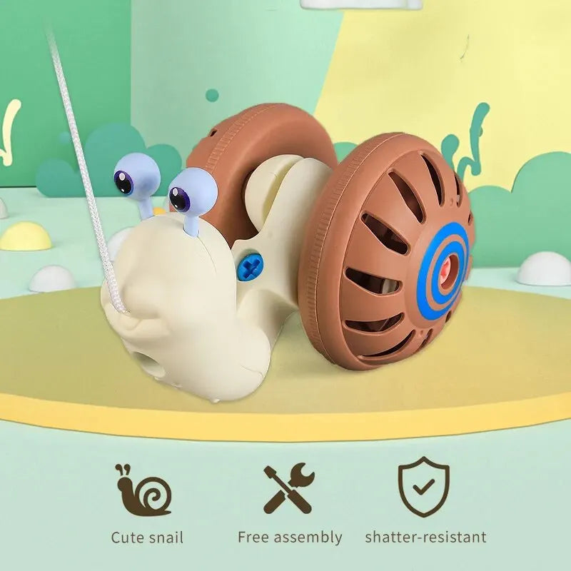 Kids Snail Rope Assembly Toy Shopulia