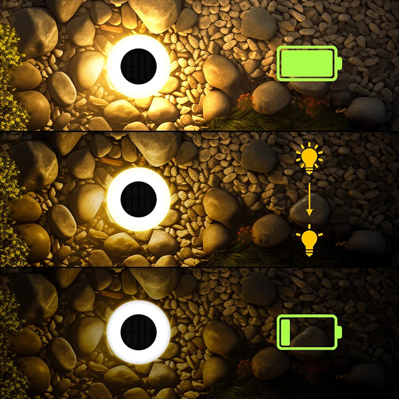 “EcoLite™ Solar Ground Lights – 14LED Waterproof Yard & Camping Decor” Shopulia