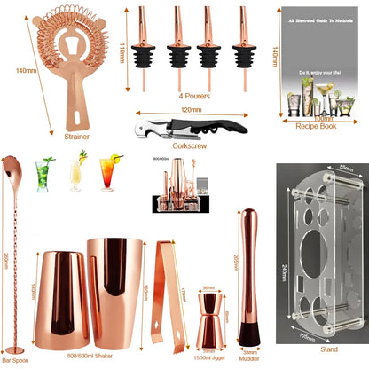 MixMaster™ 12-Piece Bartender Kit Shopulia