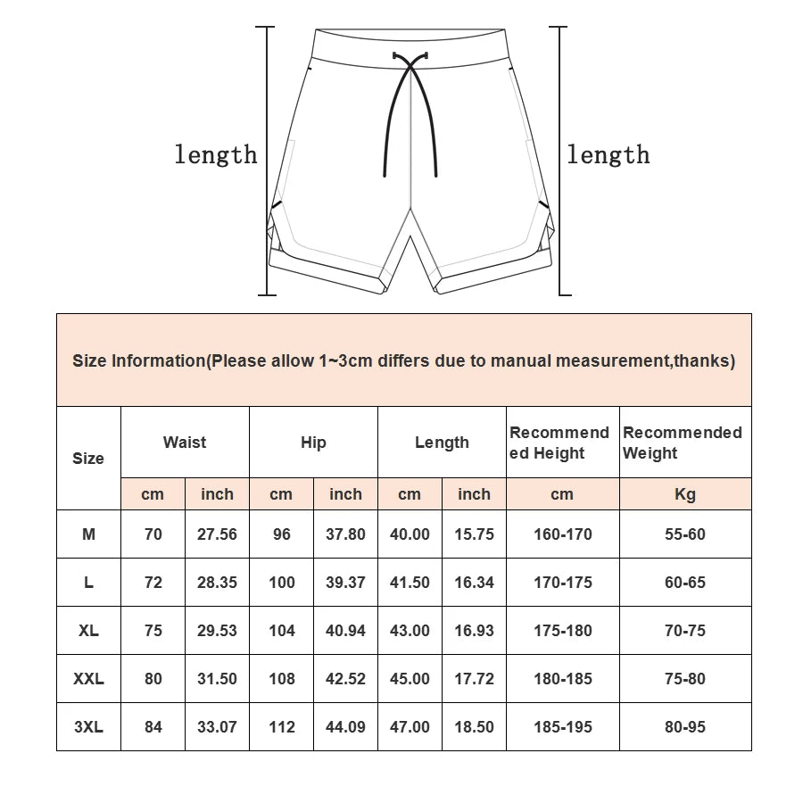 CamoRun™ 2-in-1 Men’s Gym Shorts Shopulia