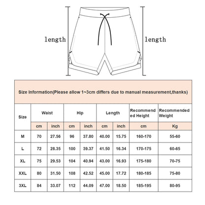 CamoRun™ 2-in-1 Men’s Gym Shorts Shopulia