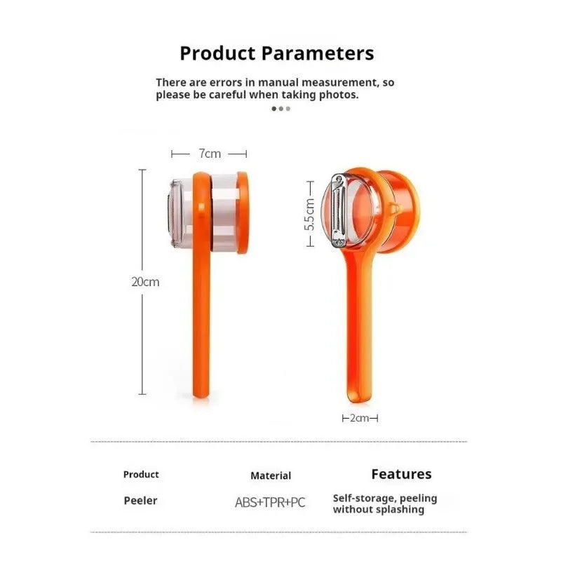 Multifunctional Peeling Knife With Storage Box Manual Portable Veggie Potatoes Peelers Cutter Kitchen Accessories Shopulia