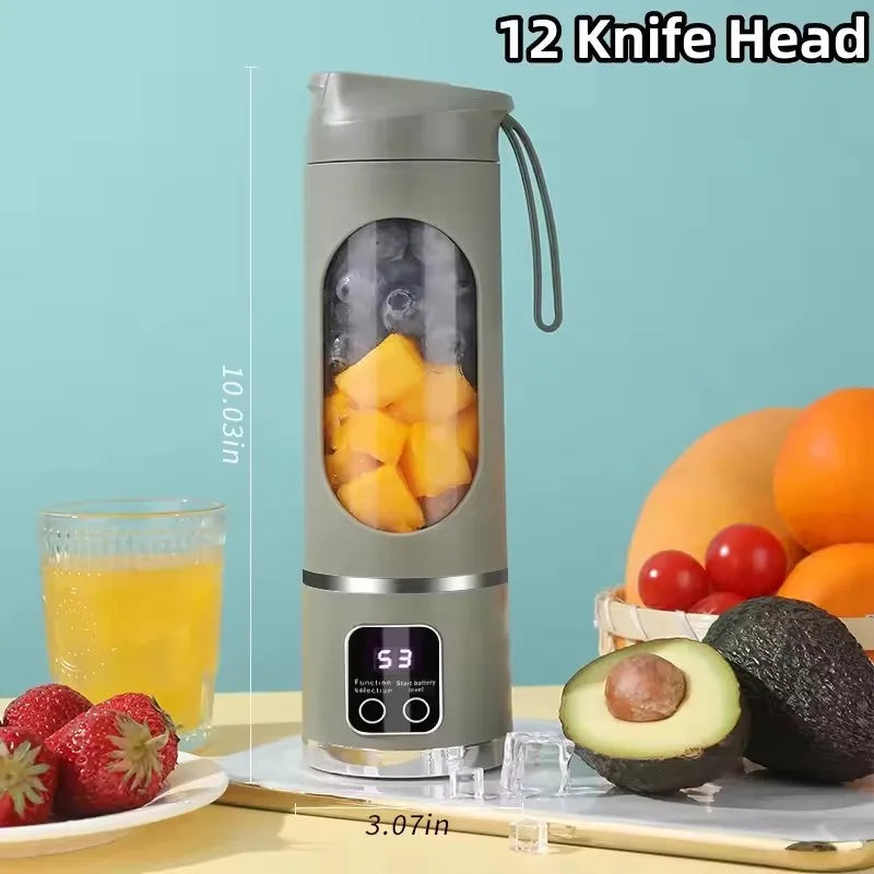 MiniBlend™ Electric Juicer with Ice Crusher & Digital Display Shopulia