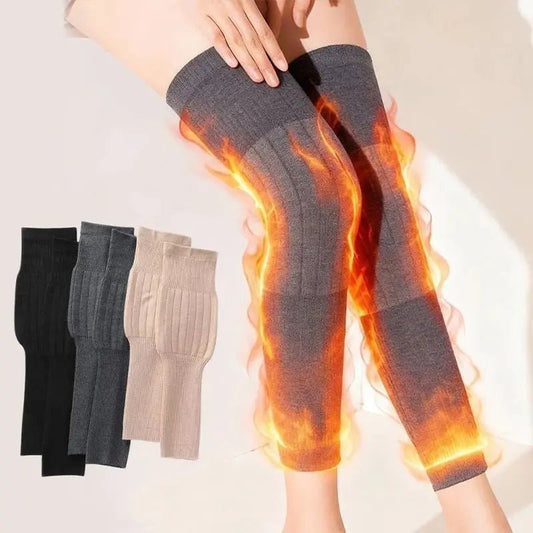 Thermal Knee Leg Warmers  Long Socks | Shopulia