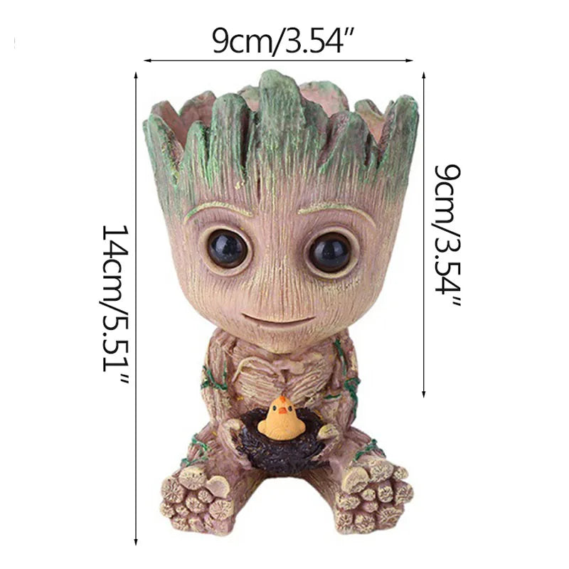 Mini Tree Man Desk Decor – Cute Resin Figurine 5cm Shopulia