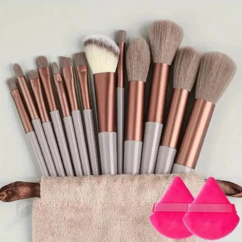 GlamPro™ Soft Fluffy Makeup Brush Set Shopulia