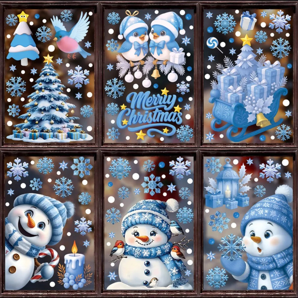 FestiveGlow™ Christmas Window Stickers Shopulia