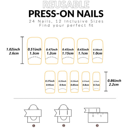 “Full Cover Nude Fake Toenails – French Black Border Set for Women” Shopulia