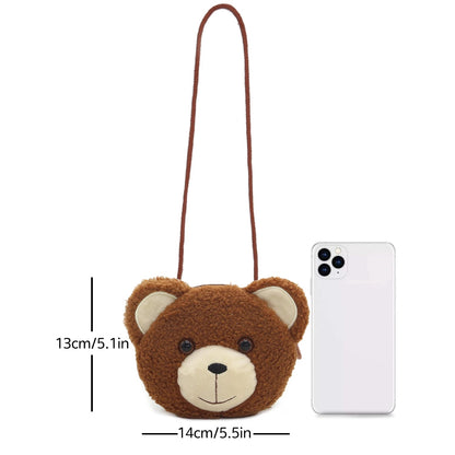 CuddleBear™ Cartoon Plush Crossbody Bag Shopulia