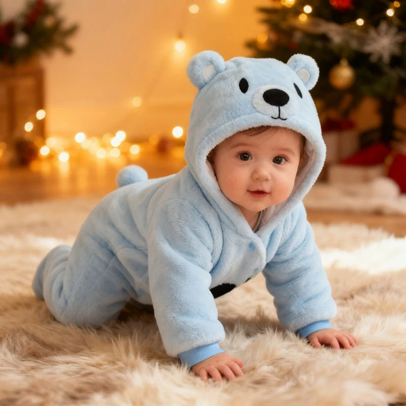 CozyCub™ Toddler Winter Jumpsuit – Thick Fleece Outwear Shopulia