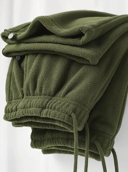 Vintage Thick Winter Casual Fleece Pants Men Wide leg Baggy Warm Sweatpants Male Drawing Jogger Pants Falls Trousers Shopulia