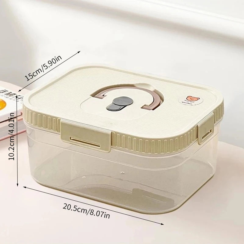 FreshKeep™ Transparent Bread Box with Handle Shopulia