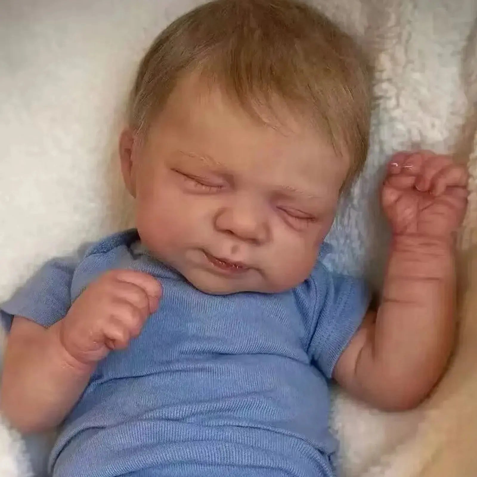 Risbecko 19 inch Already Painted Finished Reborn Baby Doll - Handmade Reborn Preemie Baby Newborn Kids Toy Gift Girl Dolls | Shopulia