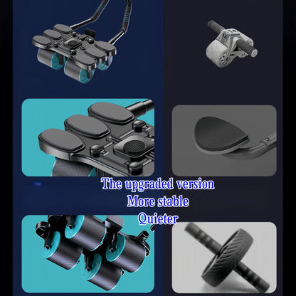 FlexiCore™ 4-Wheel Abdominal Roller Shopulia