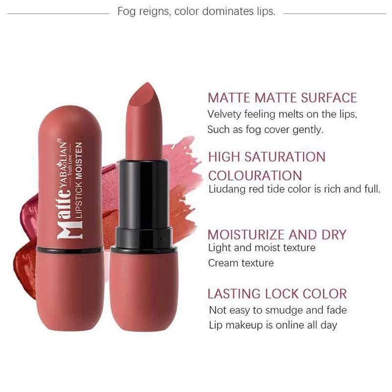 LuxeMatte™ -Shade Lip Color – Smooth & Vibrant Shopulia