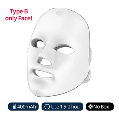 LumiLift™ LED Facial & Neck Rejuvenation Mask Shopulia