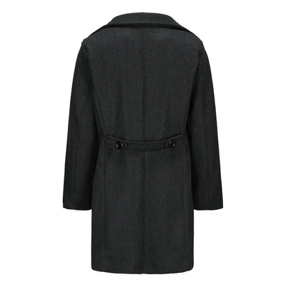 Classic Wool Blend Peacoat Shopulia