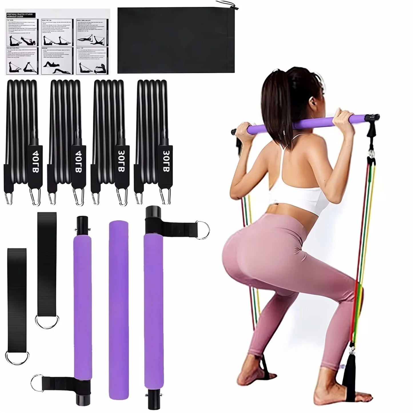 FlexBar™ Portable Yoga & Pilates Bar Shopulia