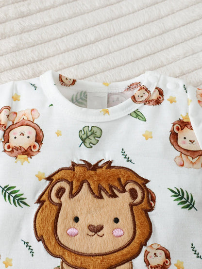 LittleCub™ Baby Boy Lion Outfit Set Shopulia