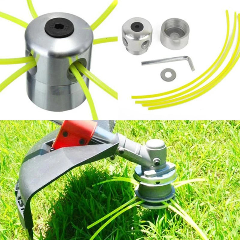 4-Line Aluminum Trimmer Head for Grass & Brush Cutter Shopulia