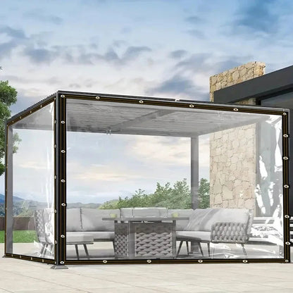 “GardenShield™ Transparent Waterproof PE Cover” Shopulia