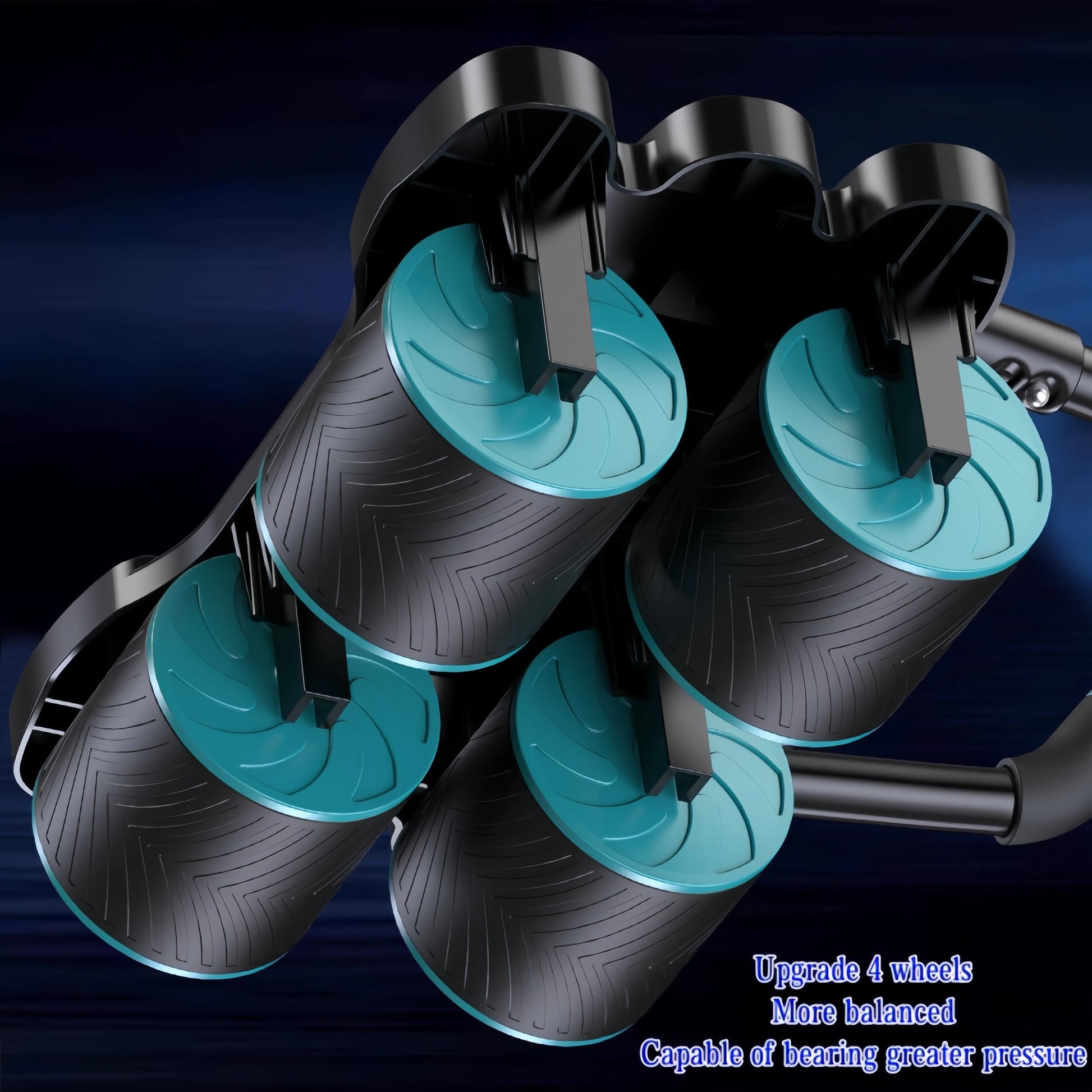 FlexiCore™ 4-Wheel Abdominal Roller Shopulia