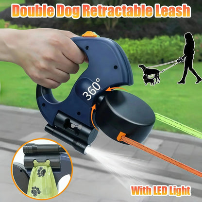 PawLux™ 3M LED Retractable Dog Leash | Shopulia