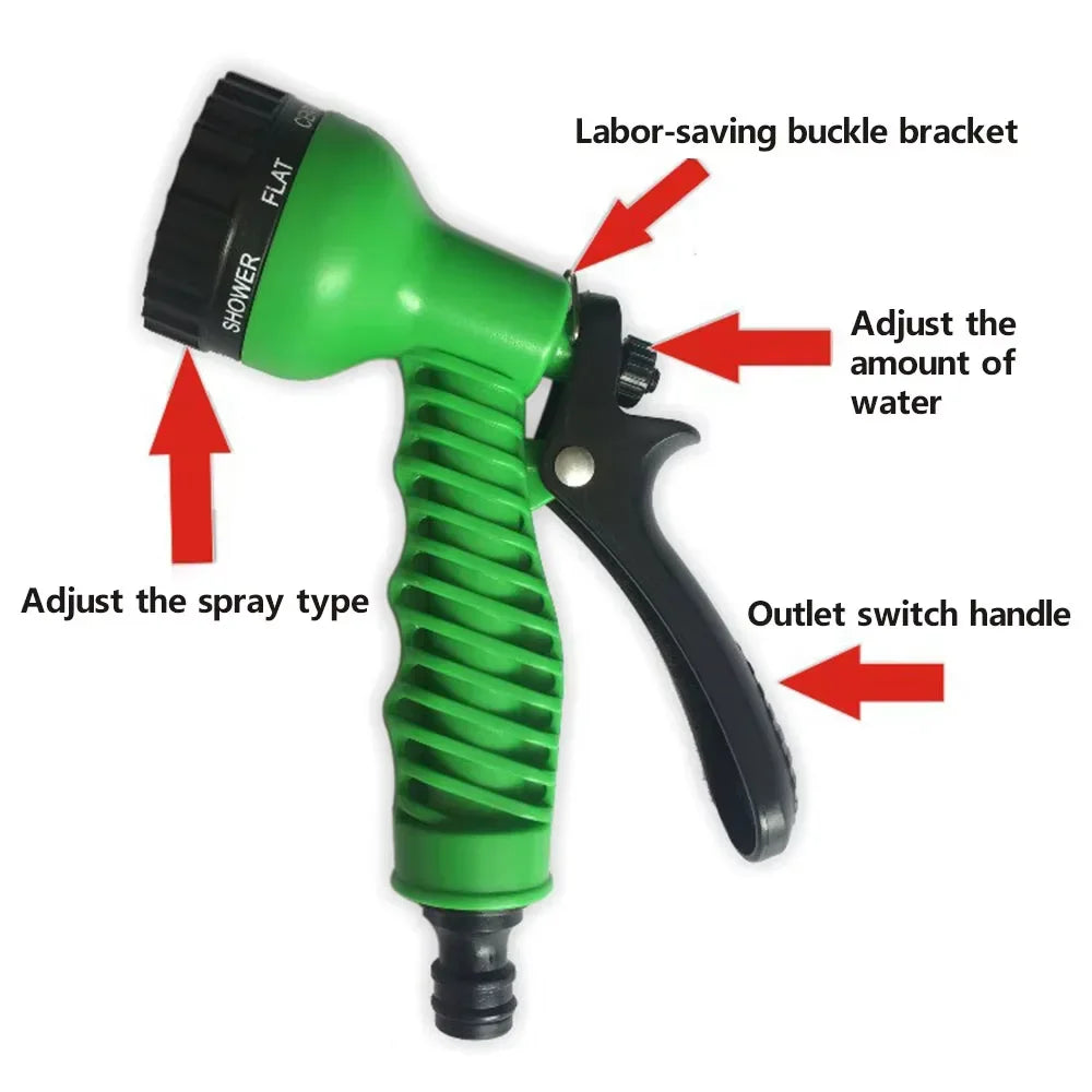 “MagicFlow™ Multi-Pattern Expandable Hose & Sprayer” Shopulia
