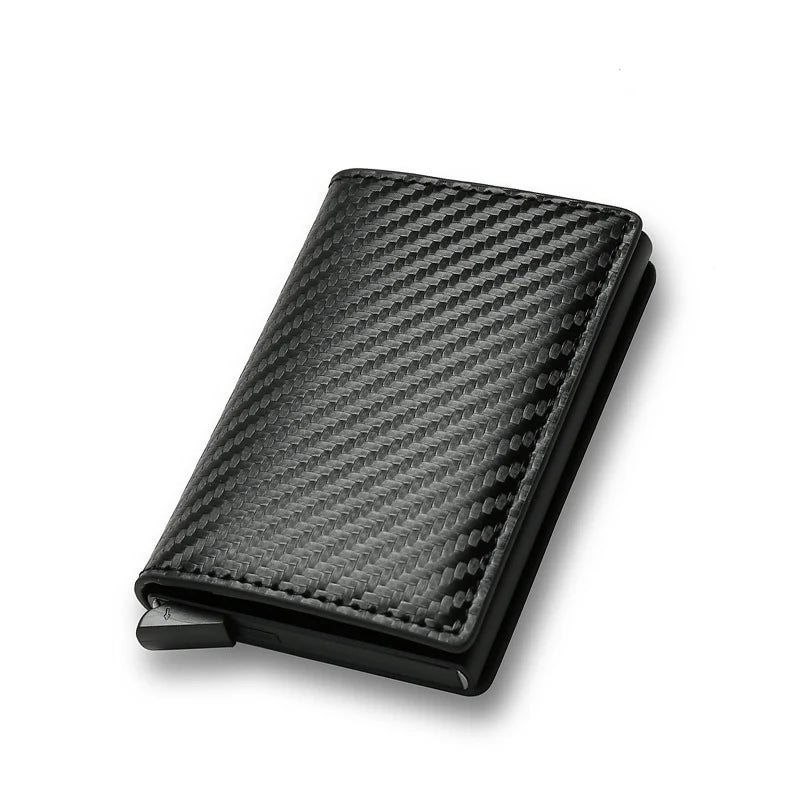 RFID Aluminium Leather Wallet