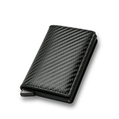 RFID Aluminium Leather Wallet