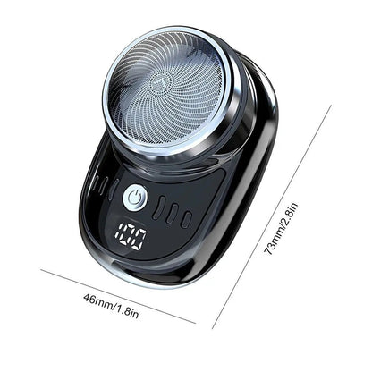 Men Vehicle Mounted Shaver USB Charging Face Beard Trimmer with Digital Display Shaving Face Beard Razor Washable Car Home Razor | Shopulia