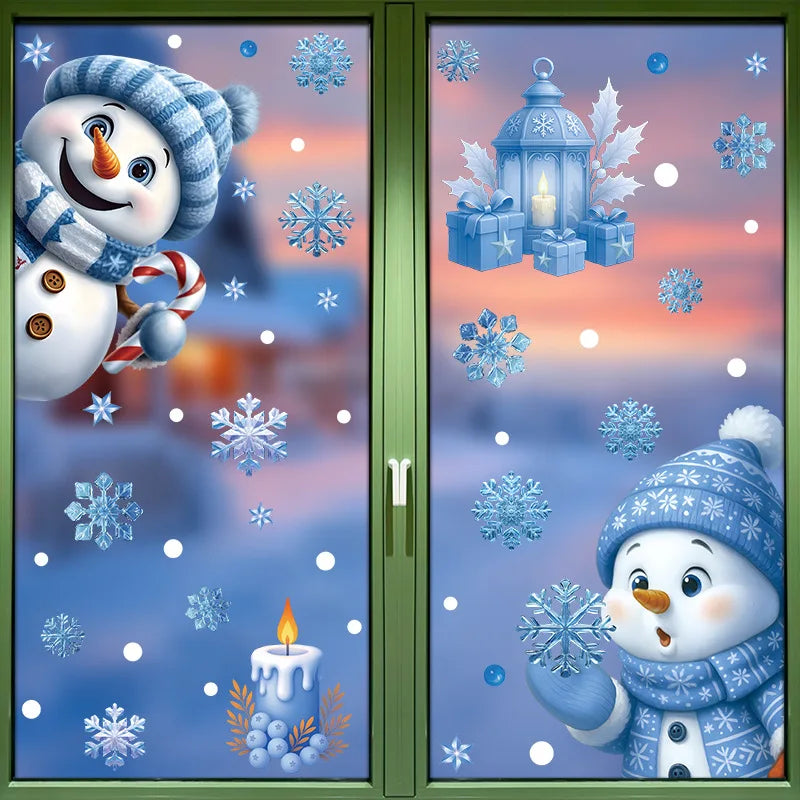 FestiveGlow™ Christmas Window Stickers Shopulia