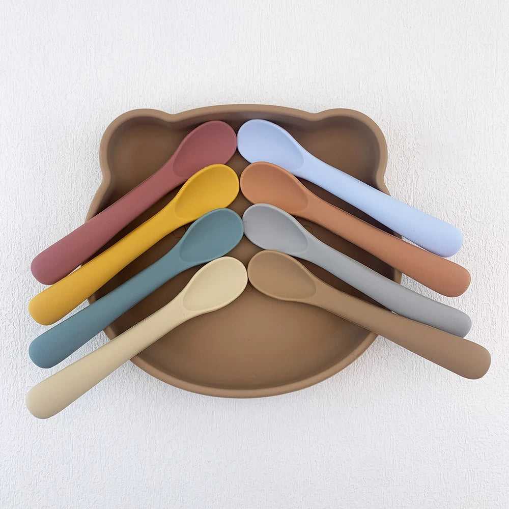 BabySoft™ Silicone Feeding Spoon Shopulia