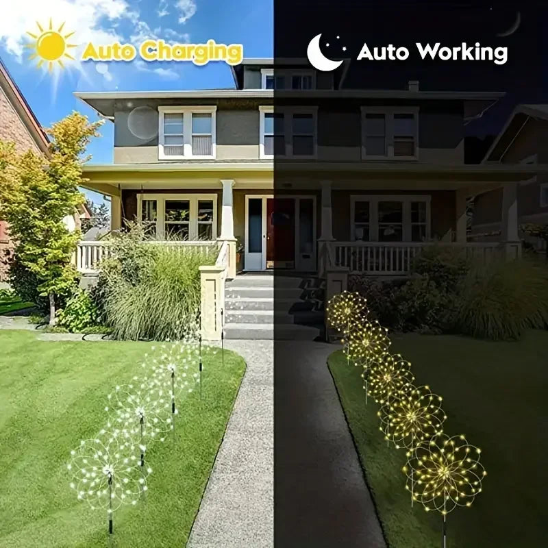 GlowFire™ Solar Outdoor Garden Lights Shopulia