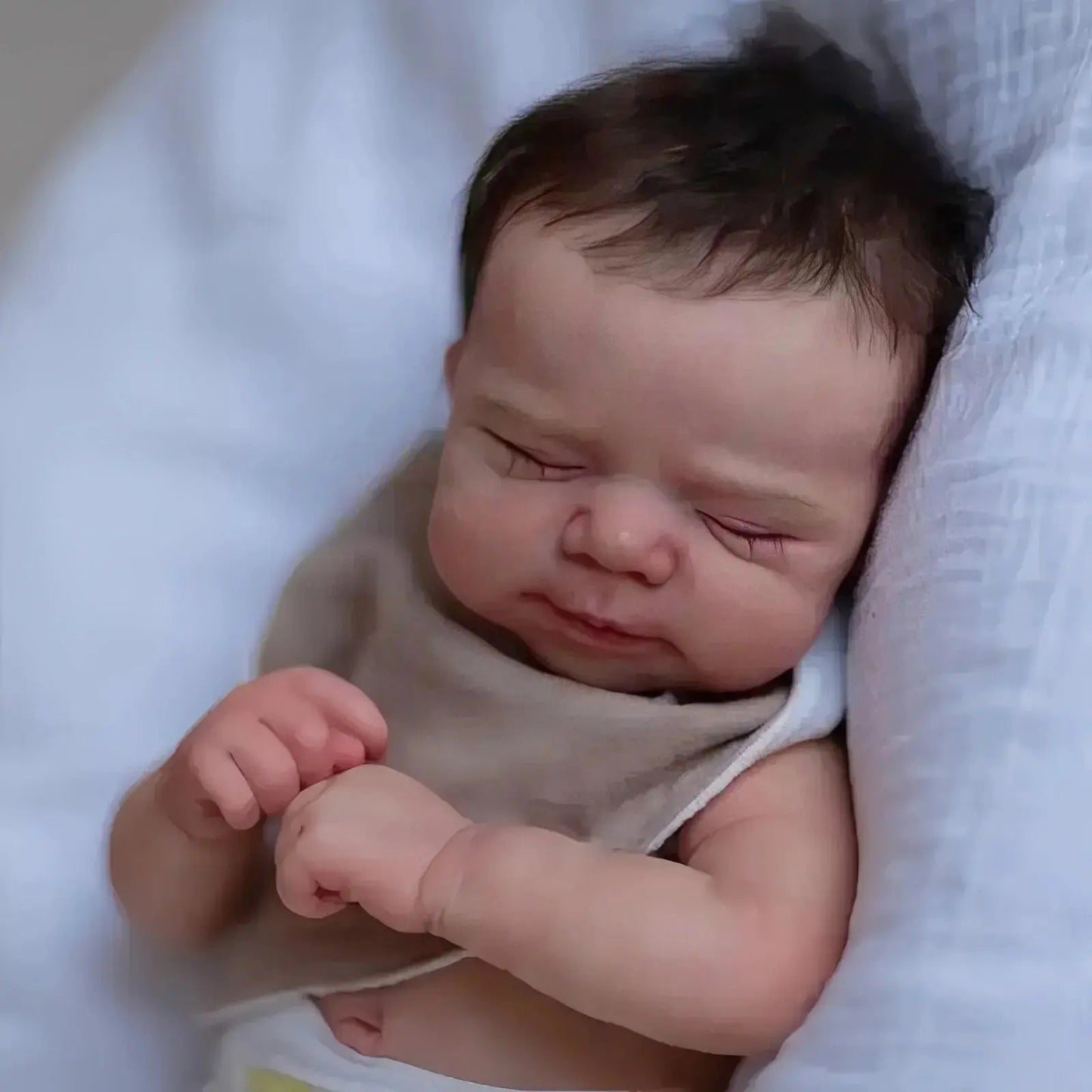 Risbecko 19 inch Already Painted Finished Reborn Baby Doll - Handmade Reborn Preemie Baby Newborn Kids Toy Gift Girl Dolls | Shopulia