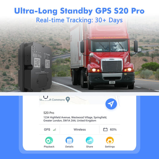 Wholesale 4G GPS Tracker for Car Motorcycle - Real-Time 30 Days Tracking Device Anti-Theft Vehicle Locator, Paid Android/iOS App Shopulia