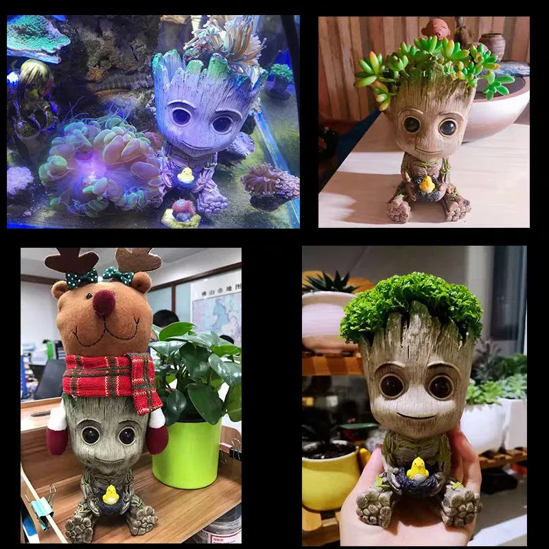 Mini Tree Man Desk Decor – Cute Resin Figurine 5cm Shopulia