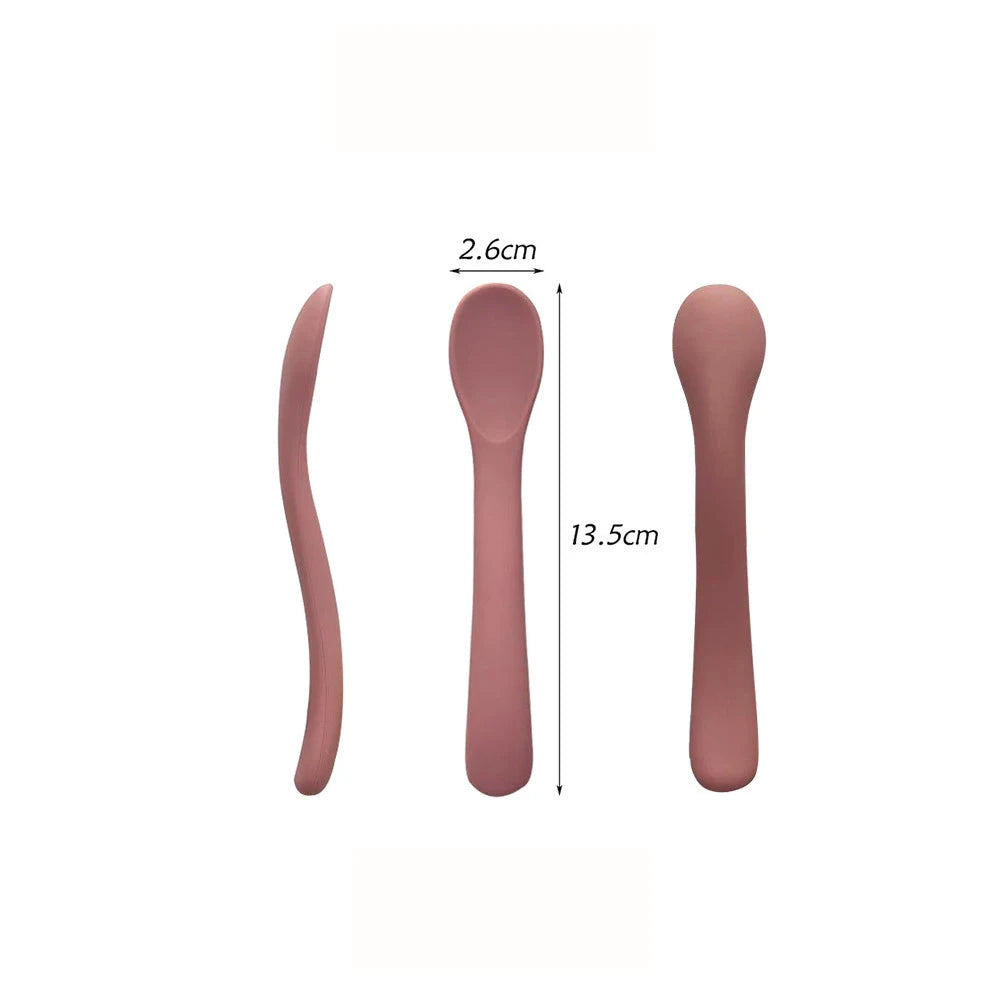 BabySoft™ Silicone Feeding Spoon Shopulia