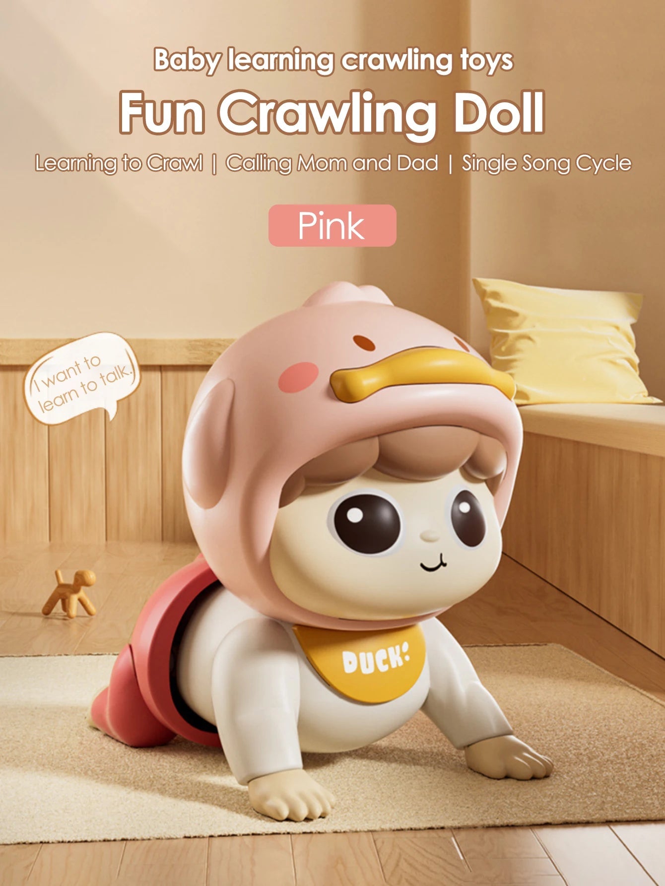 CrawlMate™ Musical Baby Doll Shopulia